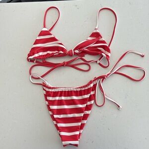 Faithful the Brand Striped bikini XS